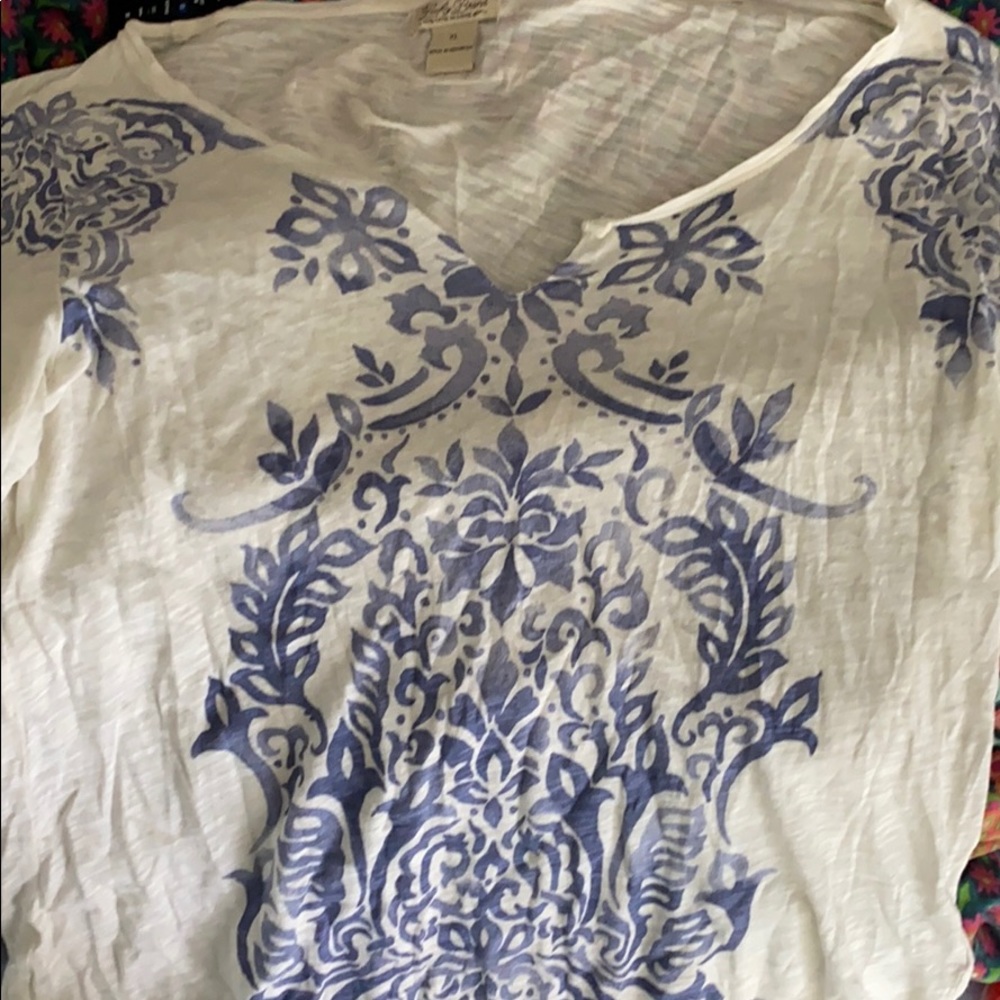 Lucky Brand Ladies 3/4 sleeve soft shirt